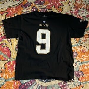 Mens Black Saints shirt #9